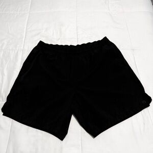 Skora Integral Running Shorts Men’s XL Black 7” Inseam Lined Zip Pocket